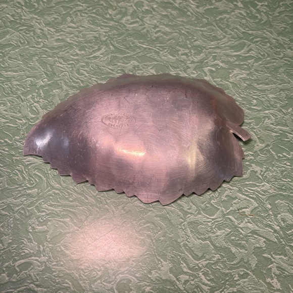 Everlast Hand-Forged Leaf Silver Tray Trinket Dish - Picture 2 of 4